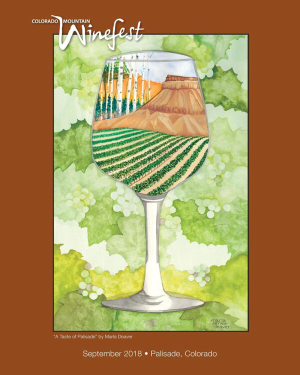 2018 Colorado Winefest Commemorative Art